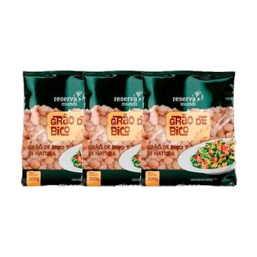 Imagem de Kit 3X: Grão de Bico Sem Glúten Reserva Mundi 500g