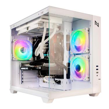 Imagem de Pc Gamer Amd Ryzen 5 5600Gt 16Gb 3200Mhz (Vega 7), B450m, Ssd 480Gb M.2, 500W 80 Plus, Gabinete Aquario White Com 3 Fans Argb, Neologic Nli87565