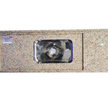 Imagem de Pia de Cozinha Granito 180cm Santa Cecilia Master Cuba Simples Amarelo Santa Cecilia