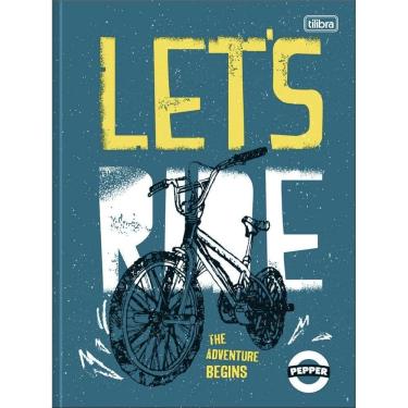 Imagem de Caderno Brochura Capa Dura Universitário Pepper 40f Tilibra Lets Ride