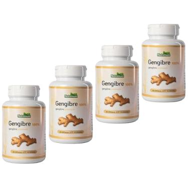 Imagem de Gengibre Premium - 4 Potes 240 Cápsulas 600mg de Gelatina (240)