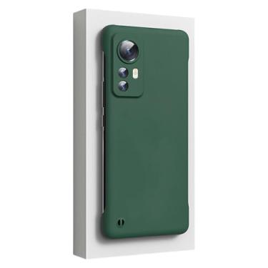 Imagem de Capa rígida ultrafina sem moldura para Xiaomi Mi 12T 11T 10T 9T Pro 13 12S 11 Ultra 11 Lite NE 5G 12 11 10 9 8 Pro Capa de telefone fosca, verde escuro, para MI 12 12X 12S