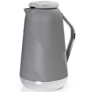 Imagem de Garrafa Termica 1L Bari PLUS Cinza para CHA e Cafe Termopro