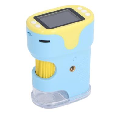 Imagem de Microscópio Digital Portátil para Crianças, Microscópio Portátil Infantil 1000X, Tela Colorida de 2 Polegadas, Microscópio Digital Portátil, Captura de Vídeo Fotográfico de 10
