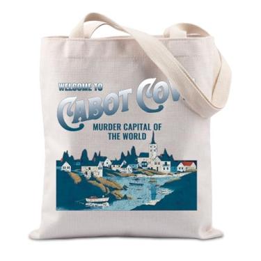 Imagem de Cabot Cove Presente de Assassinato Programa de TV Inspirado Presente Jessica Fãs Crime Show Lover Gift Tote Bag, Cabot Cove, big