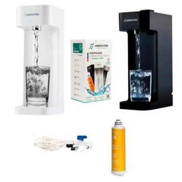 Imagem de Kit Purificador Completo Parede Mesa Filtro Água E Refil - Hidrofiltro