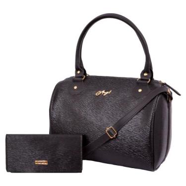 Imagem de Kit Bolsa Baú E Carteira Feminina - Aryel