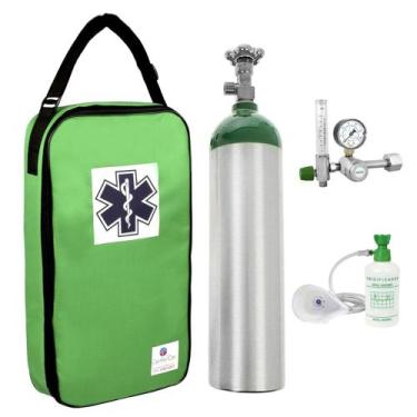 Imagem de Kit Oxigênio Centercor 3L Sem Carga Verde - Corcenter