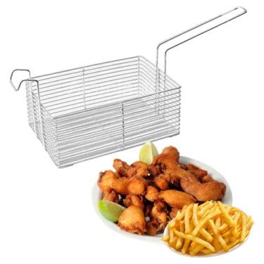 Imagem de Cesto Peneira 24 X 11 Cm Aramado Para Fritadeiras De 3 Litros Batata F