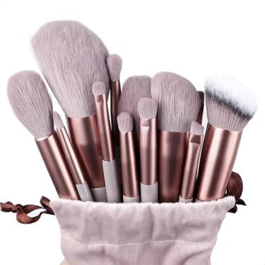 Imagem de Kit Com 13 Pincéis De Maquiagem Bag Para Viagem Tenha Uma Maquiagem Impecável Nosso Conjunto De Pincéis Qualidade Profissional Cerdas Macias Completo Para Amantes De Maquiagem Cores Variadas