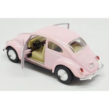 Imagem de Volkswagen Fusca 1967 Kinsmart 1:32 Rosa
