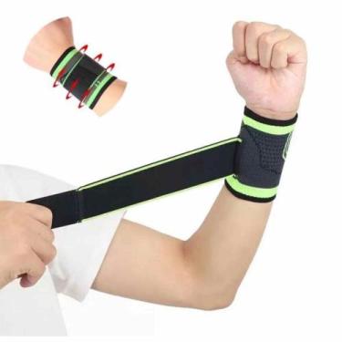 Imagem de Munhequeira de Pressão Ajustável Protetor para Pulso Alívio Dor Tendin