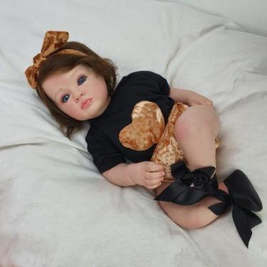 Imagem de Bebê Reborn Realista Maria Eduarda, Linda, Com Enxoval - Nacional