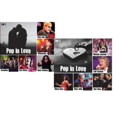 Imagem de CD Pop In Love  Coletânea Romântica Volume 1 + Volume 2 - TOP DISC