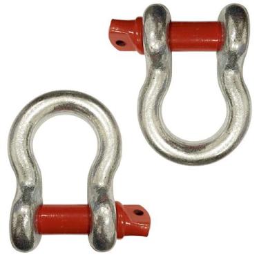Imagem de Kit 2 Manilhas Curva 7/8" Pesada - Siva