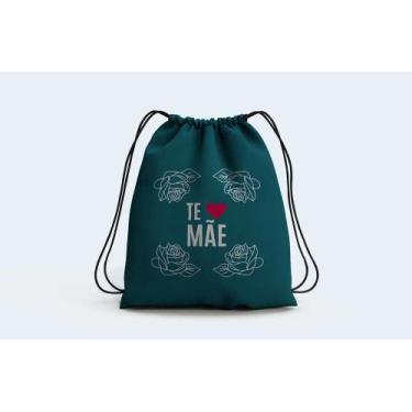Imagem de Mochila Saco Presentes Dia das Mães Te Amo Mamãe - Deluzz