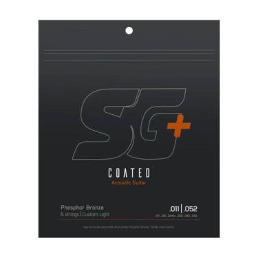 Imagem de Encordoamento para violão sg 6691c revestido 011 bronze fosforo  0.011