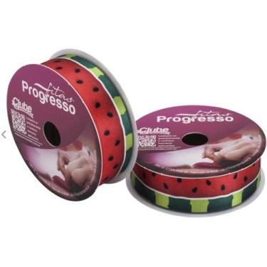 Imagem de Fita de Cetim 22 mm COR 072 Melancia 10 mts Fitas Progresso - Inspire 