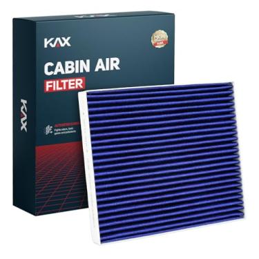 Imagem de KAX Filtro de ar de cabine premium, CF12160 de substituição para Hyundai Kona 2018-2023, Tucson 2018-2021, Sportage 2017-2022, Kona N, Soul, Seltos, Venue, Veloster, forte adsorção com carvão ativado