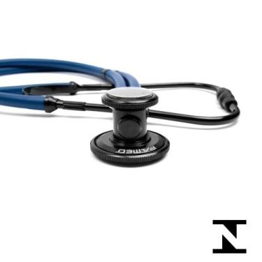Imagem de Estetoscópio Black Azul Rappaport P.A. Med 2 Anos Garantia - Bic - Bes