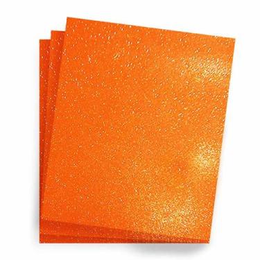 Imagem de Folha de EVA com Glitter - Unitário - Extra Festas, Laranja