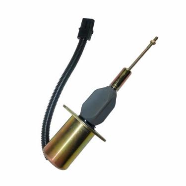 Imagem de DELEYAPARS RE53559 3934174 SA-4697-12 Solenoide de parada de desligamento de combustível 12V para motor Cummins 5.9L 4B3.9 Hitachi John Deere 6610 6710 6810 6910 2054 2056 2058 2064 Colheitadeira 2066
