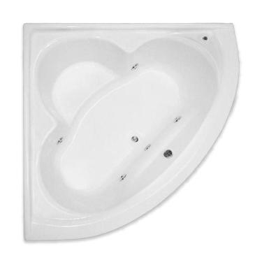 Imagem de Banheira de Canto Cantabria Dupla com hidro em acrílico - Só Banheiras