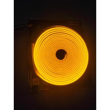 Imagem de Mangueira de led Neon 5m amarela 12v sem fonte  - tltled