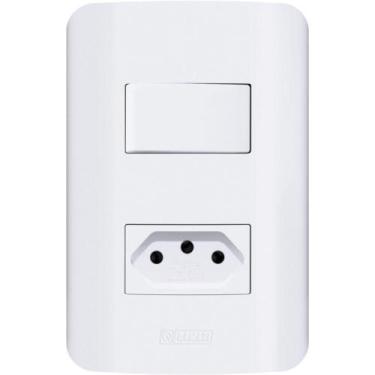 Imagem de 1 int (sp) 10a + 1 tom 10a 250v linha canoa - romazi