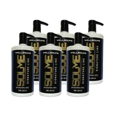 Imagem de Soume Signature Line Shaving Gel 1kg Pack C/6 - Wellsoume Cosméticos 