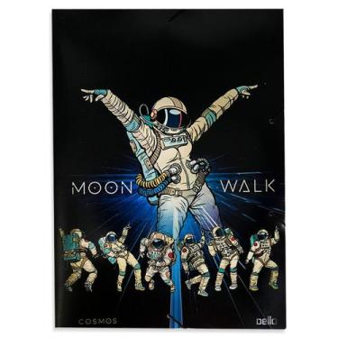 Imagem de Pasta Ofício Aba Elástica Organizadora A4 Cosmos Universo - Dello