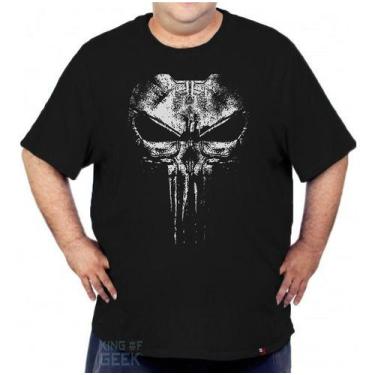 Imagem de Camiseta The Punisher Grande Plus Size Justiceiro - KING OF GEEK, XGG,