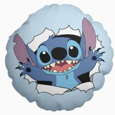 Imagem de Almofada Redonda Lilo Stitch - Mania de Estampar