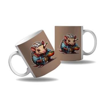 Imagem de Caneca Presente Tatu Cozinheiro Chefe Cozinha Profissão - Enjoy Shop, 