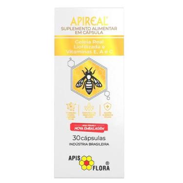 Imagem de ApiReal Geleia Real Liofilizada 30 Cápsulas - Apis Flora