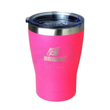 Imagem de Copo Térmico com Tampa Brimex Inox 330ml Chopp, Cerveja ou Café Várias