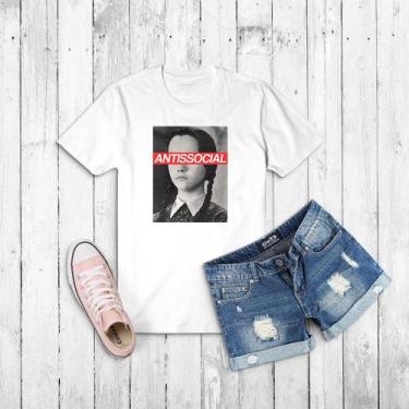 Imagem de Camiseta antisocial - família adams - baby look - KOUPES, G