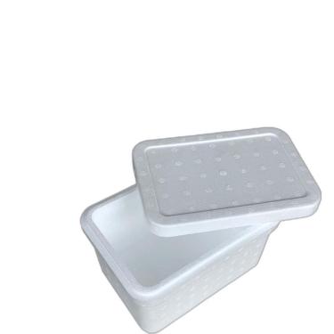 Imagem de Kit C/5 Caixa Térmica Isopor Sorvete Doces 20,5X12,5Cm