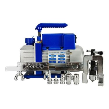 Imagem de Bomba De Vácuo 3cfm Hiatsu + Kit Flangeador De Tubos Com Alargador Ct-275 1 Unidade