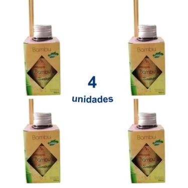 Imagem de 4 Difusor Ambiente Vareta Aromatizante Aromas Odorizador Perfume Casa 
