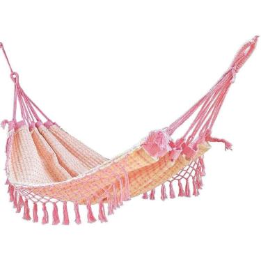 Imagem de Rede De Bebê Para Berço Rosa Bebê Em Algodão Redinha Baby