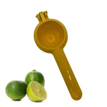Imagem de Espremedor Manual De Limão Laranja Amarelo Aluminio - RK