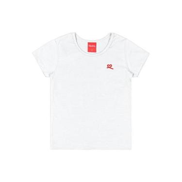 Imagem de Blusa Básica Cotton Infantil Kely Kety, Branco, 12