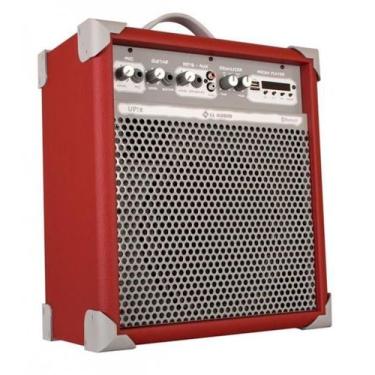 Imagem de Caixa de Som Amplificada Multiuso UP!8 FM/USB/BLUETOOTH - Vermelha - L