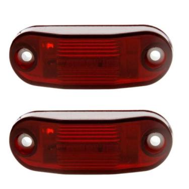 Imagem de Kit 2 lanternas placa bivolt onibus caminhão carreta van  - HRM LEDS, 