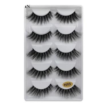 Imagem de Cílios Postiços G5-g6-g8 Mink 5 Pares - Eyelash, G504