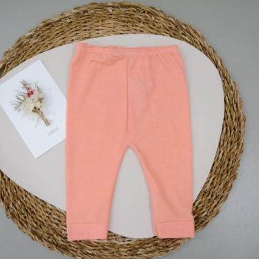 Imagem de Mijão para Bebê Menina Salmão Roupa Infantil - Rizzicomercio, G