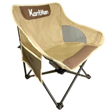 Imagem de TAISOCA Cadeiras de acampamento para adultos, pequena mochila dobrável, cadeira de gramado KontMan, compacta, leve, para adultos, resistente, 120 kg (1 pacote)
