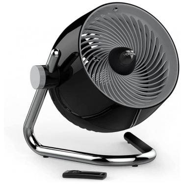 Imagem de Ventilador de Mesa Pivot6 com 4 Velocidades, Controle Remoto e Eixo Rotativo, 110V 45W, VORNADO CR1 0410 06, Preto