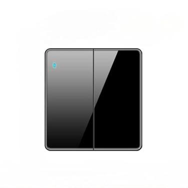 Imagem de INTERRUPTOR TECLA NA COR PRETA PARA ILUMINAÇÃO, TENSÃO DE TRABALHO DE 110V A 220V, CORRENTE MÁXIMA DE 10AMP. (2 TECLAS COM 2 PARALELO)